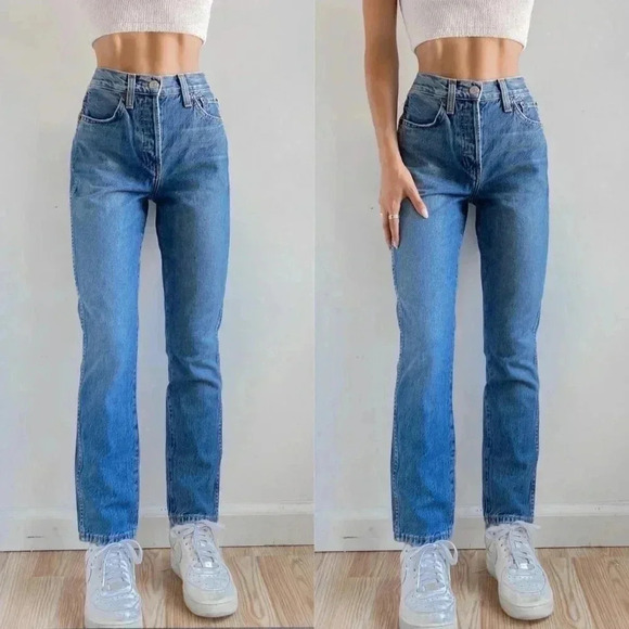 Re/ done Straight Leg Jeans - Picture 1 of 13